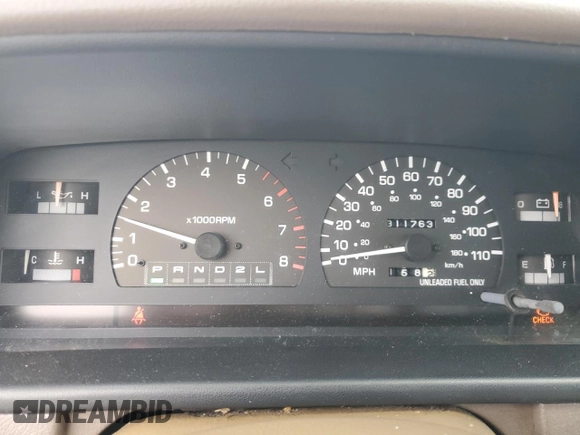 1997 Toyota T100 SR5 with VIN JT4UN24DXV0048933, listed as a Copart auction lot 79479214 with 311,763 mi miles and Clean Title. Bid and sale history available at DreamBid. Image 9.