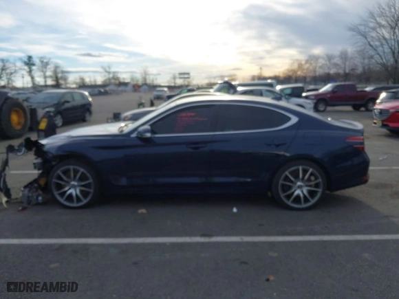 2022 Genesis G70 3.3T with VIN KMTG54TE7NU081644, listed as a IAAI auction lot 41139818 with 44,953 mi miles. Bid and sale history available at carsss.com. Image 14.