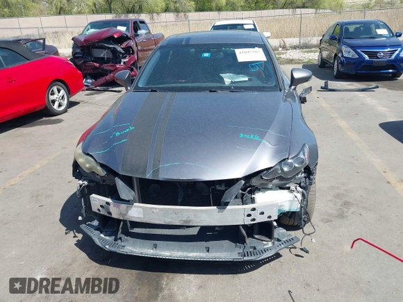 2014 Lexus IS 250 with VIN JTHBF1D27E5021235, listed as a IAAI auction lot 42047503 with 223,521 mi miles and . Bid and sale history available at DreamBid. Image 12.