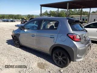 2023 Mitsubishi Mirage Black Edition with VIN ML32AWHJ0PH003629, listed as a Copart auction lot 57873775 with Not provided miles and Salvage title. Bid and sale history available at DreamBid. Image 2.