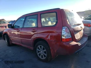 2007 Subaru Forester X w/Premium Pkg with VIN JF1SG65677G714364, listed as a Copart auction lot 89025365 with 124,226 mi miles and Salvage Title. Bid and sale history available at carsss.com. Image 2.