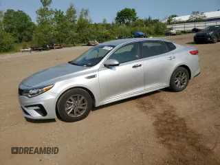 2020 Kia Optima LX with VIN 5XXGT4L35LG450278, listed as a Copart auction lot 59276525 with 75,600 mi miles and Salvage title. Bid and sale history available at DreamBid. Image 1.