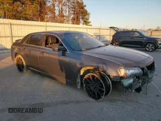 2013 Chrysler 300 with VIN 2C3CCABT7DH612039, listed as a Copart auction lot 87598845 with 129,713 mi miles and Salvage Title. Bid and sale history available at carsss.com. Image 4.