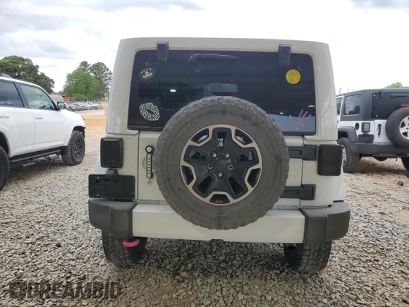 2016 Jeep Wrangler Unlimited Sahara with VIN 1C4BJWEG6GL215468, listed as a Copart auction lot 55512935 with 155,030 mi miles and Salvage title. Bid and sale history available at DreamBid. Image 6.