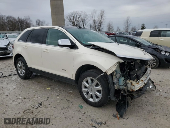 2007 Lincoln MKX with VIN 2LMDU88C77BJ17148, listed as a Copart auction lot 50874125 with 212,265 mi miles and Clean Title. Bid and sale history available at carsss.com. Image 4.