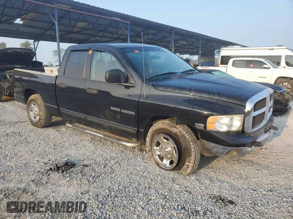 2005 Dodge Ram 2500 SLT with VIN 3D7KR28D95G734369, listed as a Copart auction lot 69692504 with 172,069 mi miles and Salvage Title. Bid and sale history available at carsss.com. Image 4.