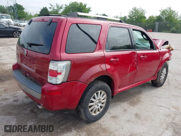 2010 Mercury Mariner Premier with VIN 4M2CN9H77AKJ24786, listed as a IAAI auction lot 42681920 with 230,785 mi miles and . Bid and sale history available at DreamBid. Image 4.