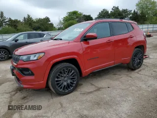 2022 Jeep Compass High Altitude с VIN 3C4NJDCB9NT136404, выставлен на аукционе Copart как лот 55447255 с пробегом 54 607 миль миль и Списание • Salvage title. История ставок и продаж доступна на DreamBid. Изображение 1.