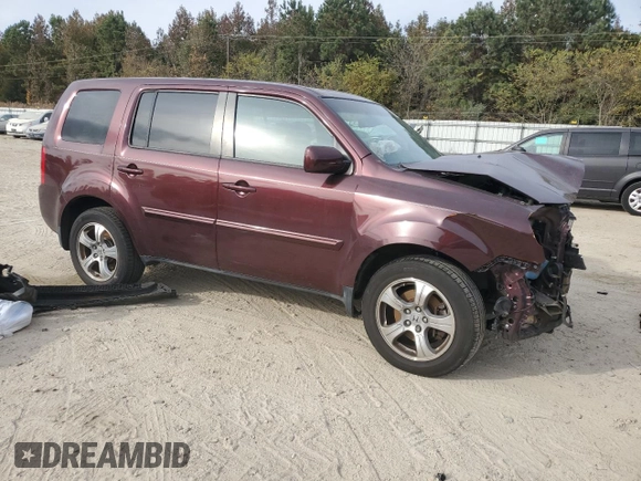 2015 Honda Pilot EX-L with VIN 5FNYF3H69FB009852, listed as a Copart auction lot 79179094 with 117,361 mi miles and Salvage Title. Bid and sale history available at carsss.com. Image 4.