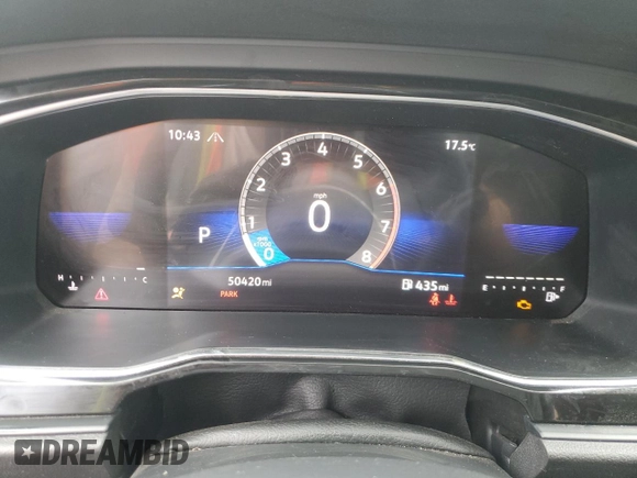 2023 Volkswagen Jetta SE с VIN 3VW7M7BUXPM047875, выставлен на аукционе Copart как лот 53743505 с пробегом 50 420 миль миль и На запчасти • Non repairable. История ставок и продаж доступна на DreamBid. Изображение 9.