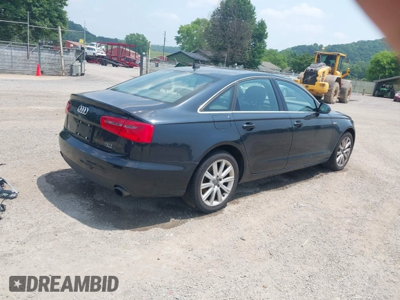 2013 Audi A6 Premium Plus with VIN WAUGGAFC3DN083155, listed as a IAAI auction lot 42446063 with 101,273 mi miles and . Bid and sale history available at DreamBid. Image 4.