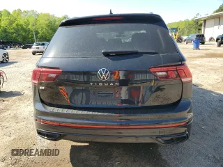 2024 Volkswagen Tiguan SE R-Line Black with VIN 3VVCB7AX5RM230267, listed as a Copart auction lot 52185675 with Not provided miles and Salvage title. Bid and sale history available at DreamBid. Image 6.