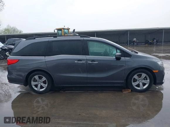 2019 Honda Odyssey EX-L with VIN 5FNRL6H78KB134200, listed as a IAAI auction lot 41932604 with 37,723 mi miles and . Bid and sale history available at DreamBid. Image 13.