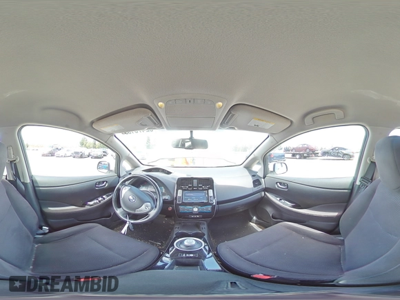 2015 Nissan LEAF SV with VIN 1N4AZ0CP6FC323839, listed as a Copart auction lot 62478103 with 59,069 mi miles. Bid and sale history available at carsss.com. Image 13.