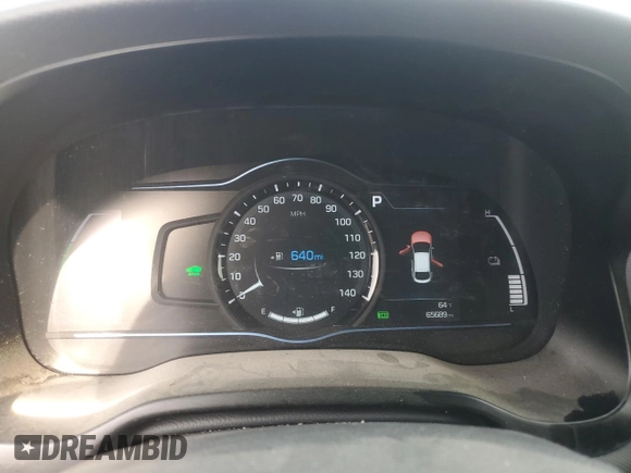 2019 Hyundai Ioniq SEL with VIN KMHC75LC6KU119044, listed as a Copart auction lot 51642165 with 65,689 mi miles and Salvage Title. Bid and sale history available at DreamBid. Image 9.