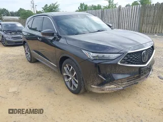 2022 Acura MDX Technology with VIN 5J8YE1H47NL039158, listed as a IAAI auction lot 42292084 with 33,783 mi miles and . Bid and sale history available at DreamBid. Image 1.