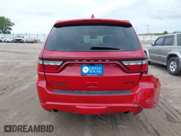 2015 Dodge Durango Limited with VIN 1C4RDJDG3FC101341, listed as a IAAI auction lot 42578392 with 184,086 mi miles and . Bid and sale history available at DreamBid. Image 17.