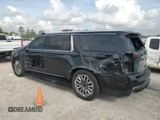 2023 GMC Yukon XL Denali Ultimate with VIN 1GKS2KKLXPR359582, listed as a Copart auction lot 72972284 with 24,366 mi miles and Salvage Title. Bid and sale history available at carsss.com. Image 2.