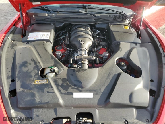 2017 Maserati GranTurismo Sport with VIN ZAM45VLAXH0225618, listed as a Copart auction lot 72813254 with 23,612 mi miles and Salvage Title. Bid and sale history available at carsss.com. Image 11.