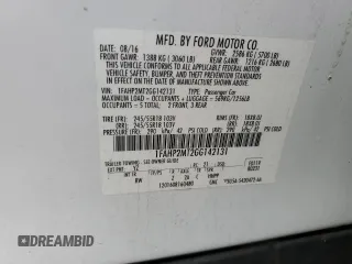 2016 Ford Police Interceptor с VIN 1FAHP2MT2GG142131, выставлен на аукционе Copart как лот 61011055 с пробегом 107 106 миль миль и Чистый • Clean title. История ставок и продаж доступна на DreamBid. Изображение 12.