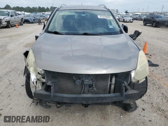 2013 Nissan Rogue SL with VIN JN8AS5MT2DW543275, listed as a Copart auction lot 51378605 with 158,105 mi miles and Salvage Title. Bid and sale history available at carsss.com. Image 5.