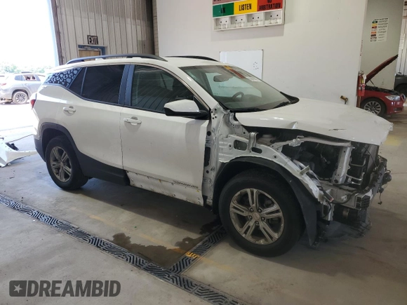 2024 GMC Terrain SLE with VIN 3GKALMEG3RL261149, listed as a Copart auction lot 62679305 with 54,408 mi miles and Salvage title. Bid and sale history available at DreamBid. Image 4.
