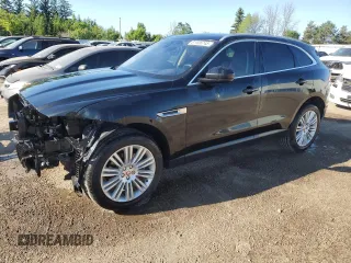 2018 Jaguar F-Pace 30t Portfolio with VIN SADCN2GX2JA239983, listed as a Copart auction lot 61506745 with 130,010 mi miles and Clean title. Bid and sale history available at DreamBid. Image 1.