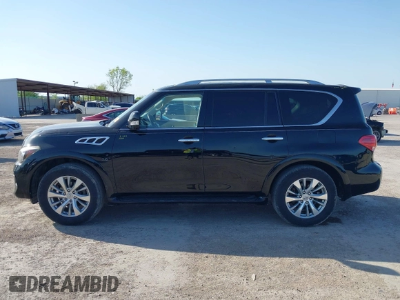 2017 Infiniti QX80 with VIN JN8AZ2NF4H9640940, listed as a IAAI auction lot 42006857 with 86,045 mi miles and . Bid and sale history available at DreamBid. Image 14.