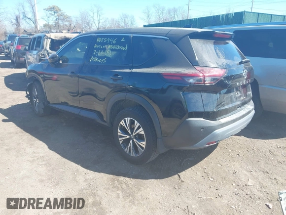 2021 Nissan Rogue SV z VIN 5N1AT3BB3MC683338, wystawiony jako IAAI lot #41844727 z przebiegiem 50 796 mil mil oraz . Historia ofert i sprzedaży dostępna na DreamBid. Obrazek 3.