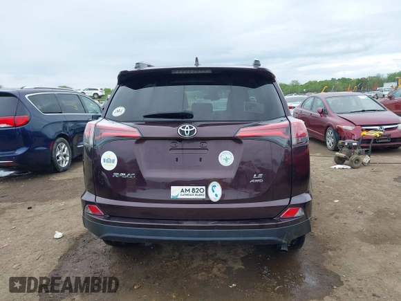 2017 Toyota RAV4 LE with VIN 2T3BFREV9HW646757, listed as a IAAI auction lot 42247581 with 45,618 mi miles and . Bid and sale history available at DreamBid. Image 16.