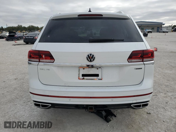 2023 Volkswagen Atlas SEL Premium R-Line z VIN 1V2FR2CA0PC513322, wystawiony jako Copart lot #41394145 z przebiegiem 16 693 mil mil oraz Szkoda całkowita • Salvage title. Historia ofert i sprzedaży dostępna na DreamBid. Obrazek 6.