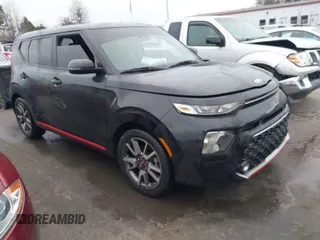 2021 Kia Soul GT-Line with VIN KNDJ63AU5M7126972, listed as a IAAI auction lot 41276835 with 22,195 mi miles and . Bid and sale history available at DreamBid. Image 1.