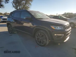 2021 Jeep Compass 80th Anniversary with VIN 3C4NJCEB2MT604012, listed as a Copart auction lot 41590805 with 67,491 mi miles and Non Repairable. Bid and sale history available at carsss.com. Image 4.