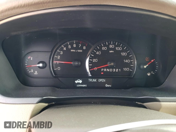 2006 Cadillac DTS 1SD z VIN 1G6KD57Y16U117113, wystawiony jako Copart lot #71485044 z przebiegiem 109 948 mil mil oraz Szkoda całkowita • Salvage title. Historia ofert i sprzedaży dostępna na DreamBid. Obrazek 9.