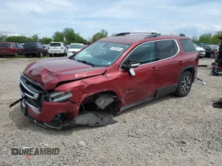 2020 GMC Acadia SLE z VIN 1GKKNRLSXLZ194214, wystawiony jako Copart lot #57032525 z przebiegiem 50 390 mil mil oraz Szkoda całkowita • Salvage title. Historia ofert i sprzedaży dostępna na DreamBid. Obrazek 1.