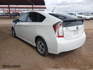 2013 Toyota Prius One with VIN JTDKN3DU5D0344356, listed as a IAAI auction lot 41777906 with 243,345 mi miles. Bid and sale history available at carsss.com. Image 3.