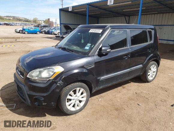 2013 Kia Soul + with VIN KNDJT2A66D7496669, listed as a Copart auction lot 54548325 with 102,214 mi miles and Clean Title. Bid and sale history available at DreamBid. Image 1.