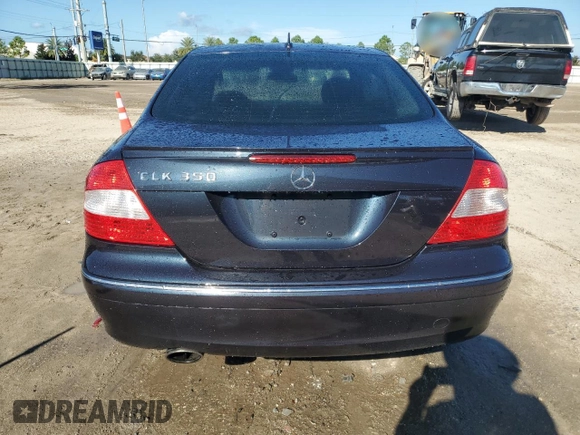 2007 Mercedes-Benz CLK 350 with VIN WDBTJ56HX7F224905, listed as a Copart auction lot 72928684 with 195,370 mi miles and Salvage Title. Bid and sale history available at DreamBid. Image 6.