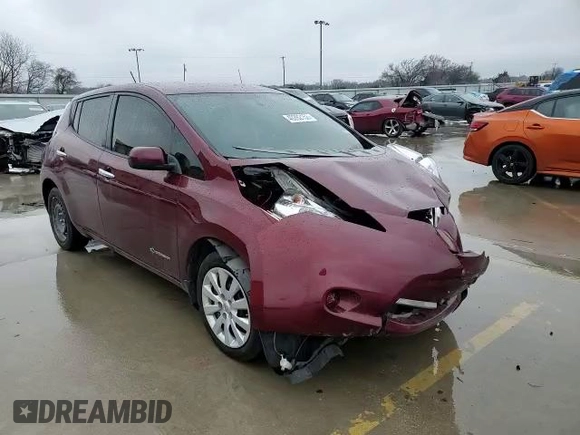 2016 Nissan LEAF S with VIN 1N4BZ0CPXGC313658, listed as a Copart auction lot 40262153 with 48,274 mi miles. Bid and sale history available at carsss.com. Image 11.