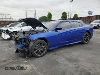 2022 Dodge Charger R/T with VIN 2C3CDXCTXNH163763, listed as a Copart auction lot 58425905 with 29,296 mi miles and Salvage title. Bid and sale history available at DreamBid. Image 1.