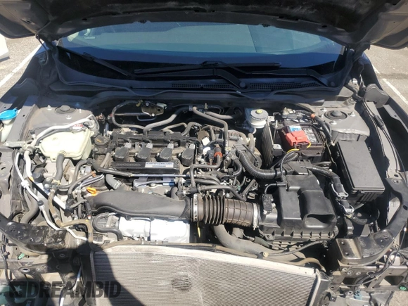 2017 Honda Civic Sedan EX-T with VIN 2HGFC1F42HH652693, listed as a Copart auction lot 50184425 with 75,448 mi miles and Salvage Title. Bid and sale history available at carsss.com. Image 11.