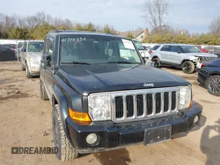 2008 Jeep Commander Sport with VIN 1J8HG48K08C161527, listed as a IAAI auction lot 41718334 with 186,580 mi miles. Bid and sale history available at carsss.com. Image 1.