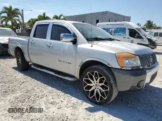 2008 Nissan Titan XE with VIN 1N6AA07D78N325394, listed as a Copart auction lot 47346415 with 247,793 mi miles and Salvage Title. Bid and sale history available at carsss.com. Image 4.