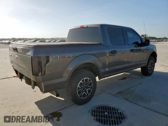2017 Ford F-150 XL with VIN 1FTEW1EP2HKD07041, listed as a Copart auction lot 65293065 with 206,224 mi miles and Salvage title. Bid and sale history available at DreamBid. Image 3.