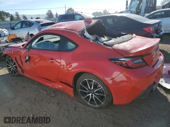 2024 Toyota GR86 with VIN JF1ZNBB15R8755014, listed as a Copart auction lot 76839334 with 2,560 mi miles and Salvage Title. Bid and sale history available at carsss.com. Image 2.