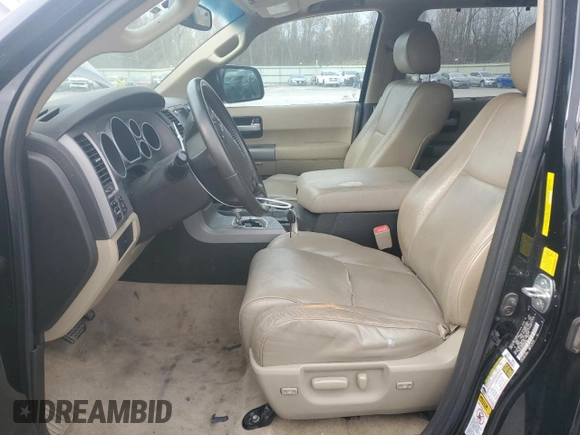 2010 Toyota Sequoia Ltd with VIN 5TDKY5G10AS030286, listed as a Copart auction lot 77495294 with 0 mi miles and Salvage Title. Bid and sale history available at carsss.com. Image 7.