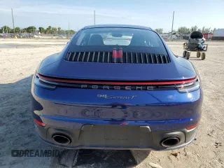2024 Porsche 911 Carrera with VIN WP0AA2A99RS210110, listed as a Copart auction lot 68068314 with 348 mi miles and Salvage Title. Bid and sale history available at carsss.com. Image 6.