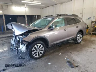 2021 Subaru Outback Premium z VIN 4S4BTADC2M3147852, wystawiony jako Copart lot #63577195 z przebiegiem Nie podano mil oraz Szkoda całkowita • Salvage title. Historia ofert i sprzedaży dostępna na DreamBid. Obrazek 1.