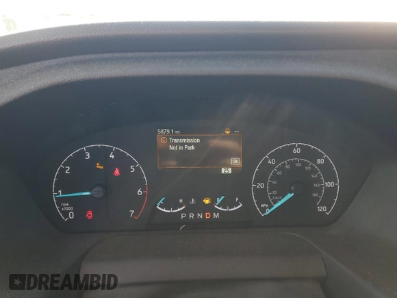 2024 Ford Transit with VIN 1FTBW3UGXRKA44492, listed as a Copart auction lot 42165685 with 5,879 mi miles and Salvage Title. Bid and sale history available at DreamBid. Image 9.