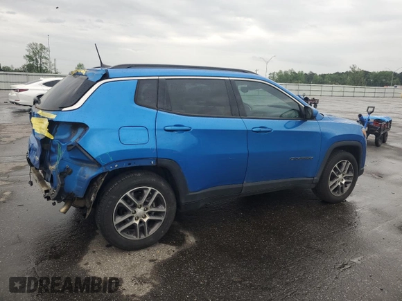 2020 Jeep Compass Altitude with VIN 3C4NJCBB3LT258572, listed as a Copart auction lot 51992325 with 141,022 mi miles and Salvage title. Bid and sale history available at DreamBid. Image 3.